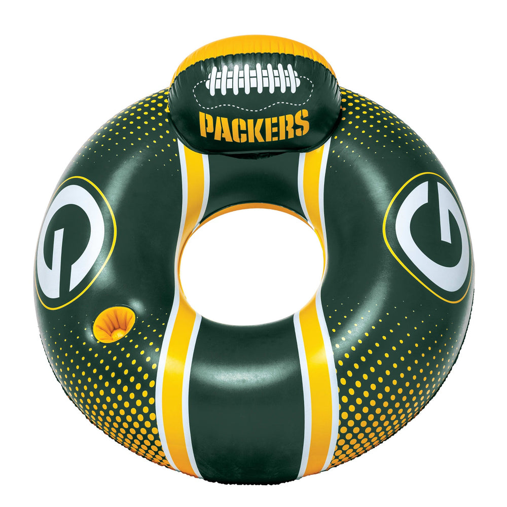 BigMouth Inc Pool|Collabs | Green Bay Packers 42 in Pool Float with cupholder and backrest