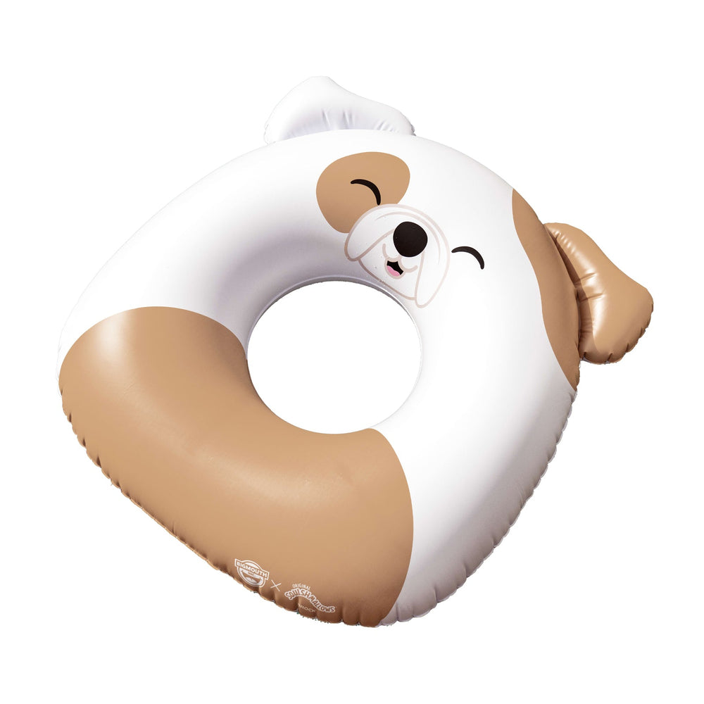 BigMouth Inc Collabs|Pool | Squishmallows Brock the BullDog 36 in ring pool float