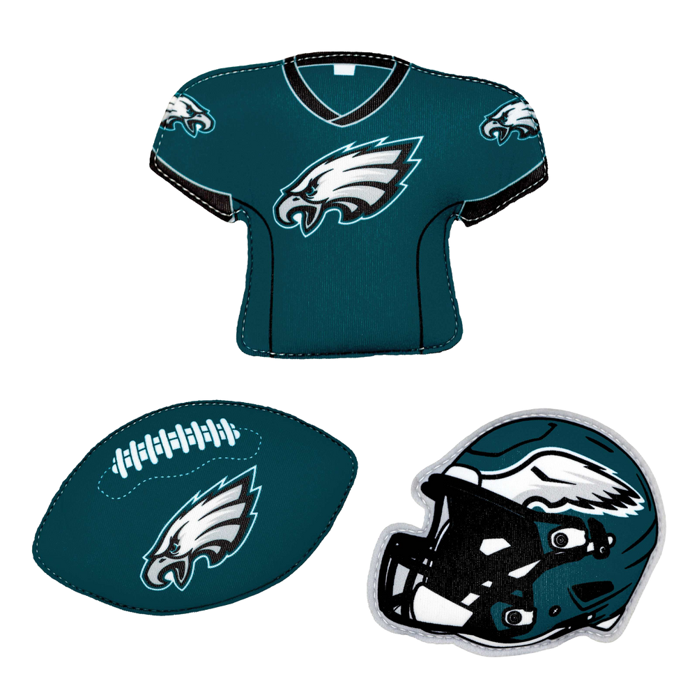 BigMouth Inc Pool|Collabs | NFL Neoprene Diving Toys - Philadelphia Eagles (Set of 3)