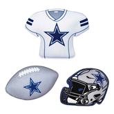 BigMouth Inc Pool|Collabs | NFL Neoprene Diving Toys - Dallas Cowboys (Set of 3)