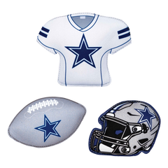 BigMouth Inc Pool|Collabs | NFL Neoprene Diving Toys - Dallas Cowboys (Set of 3)