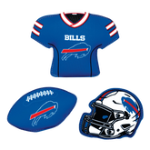 BigMouth Inc Pool|Collabs | NFL Neoprene Diving Toys - Buffalo Bills (Set of 3)