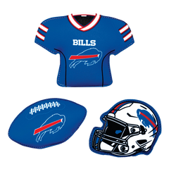 BigMouth Inc Pool|Collabs | NFL Neoprene Diving Toys - Buffalo Bills (Set of 3)