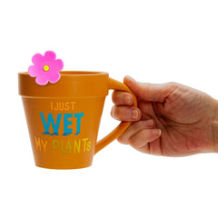 BigMouth Inc Beach | I Just Wet My Plants! - Tea Infuser Mug Set