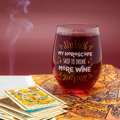 BigMouth Inc Beach | Horoscope Reading Wine Glass