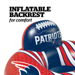 BigMouth Inc Collabs|Pool | New England Patriots 42 in Pool Float with cupholder and backrest