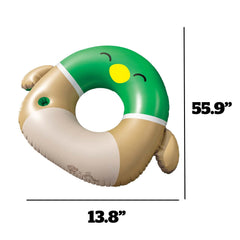 BigMouth Inc Pool|Collabs | Squishmallows Avery the Duck 42 inch pool float with cupholder