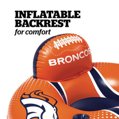 BigMouth Inc Pool|Collabs | Denver Broncos 42 in Pool Float with cupholder and backrest