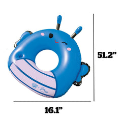 BigMouth Inc Pool|Collabs | Squishmallows Waverly the Butterfly 42 inch pool float with cupholder