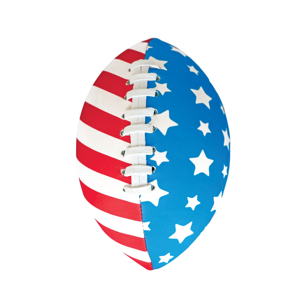 BigMouth Inc Pool | Patriotic Water Football – Stars, Stripes & Spirals