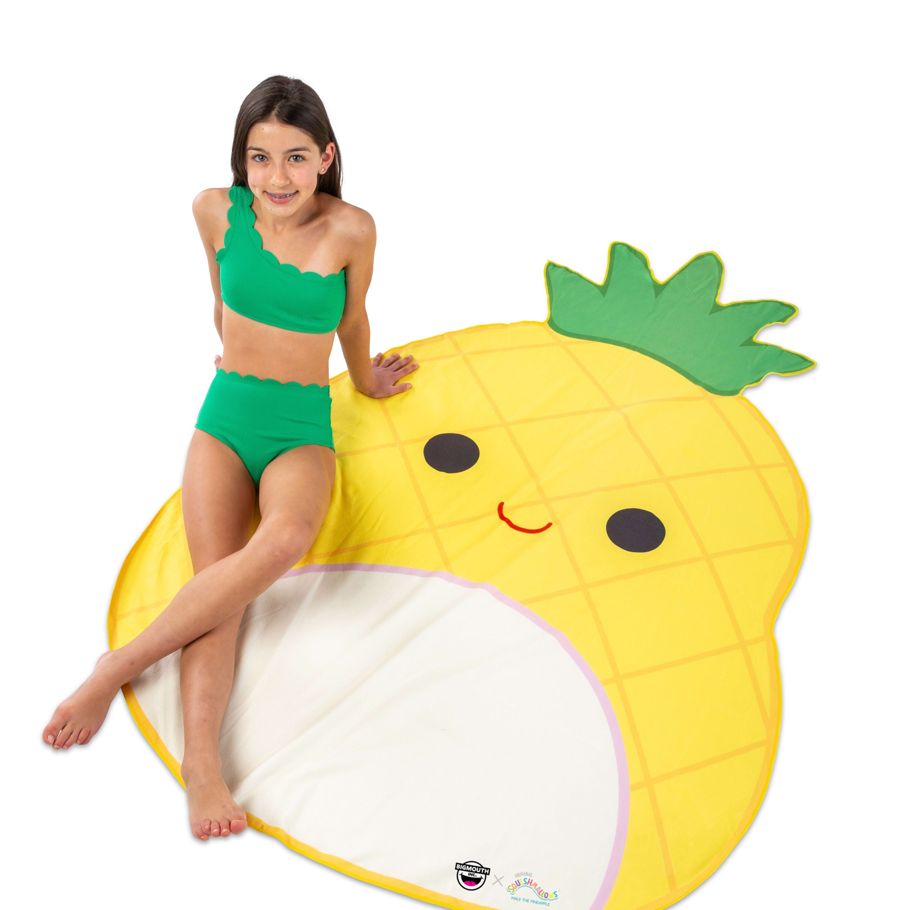 BigMouth Inc Beach | BigMouth X Squishmallows Maui the Pineapple Beach Blanket