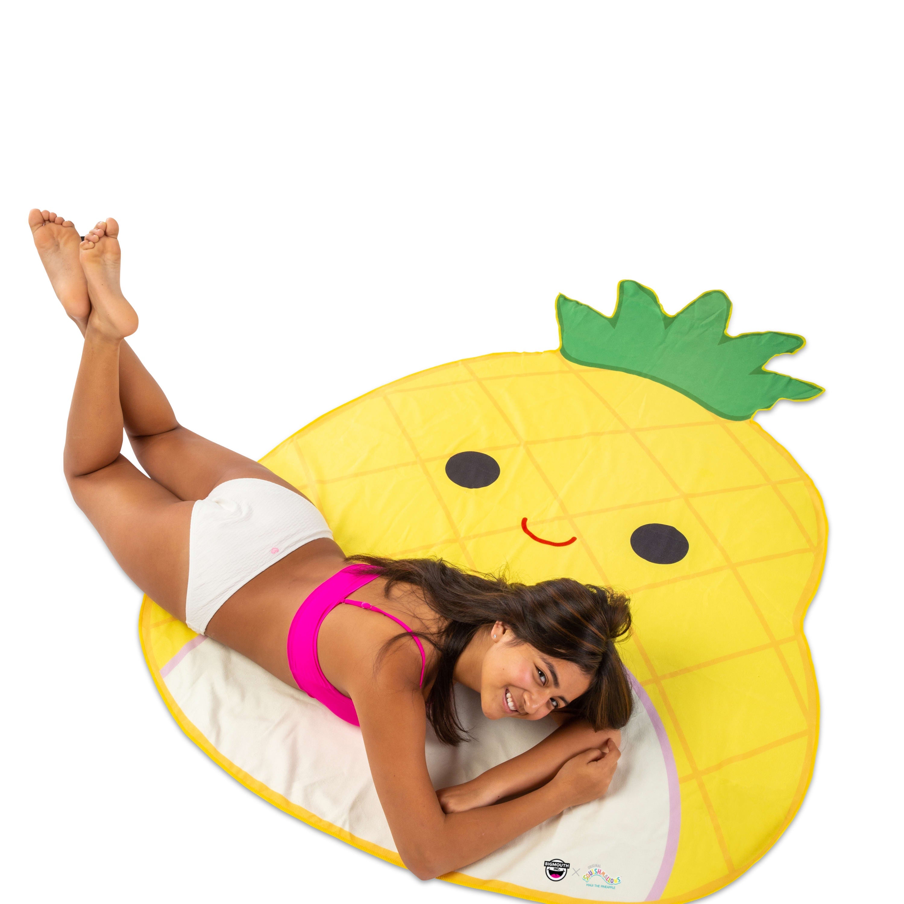 BigMouth Inc Beach | BigMouth X Squishmallows Maui the Pineapple Beach Blanket