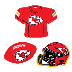BigMouth Inc Collabs|Pool | NFL Neoprene Diving Toys - Kansas City Chiefs (Set of 3)
