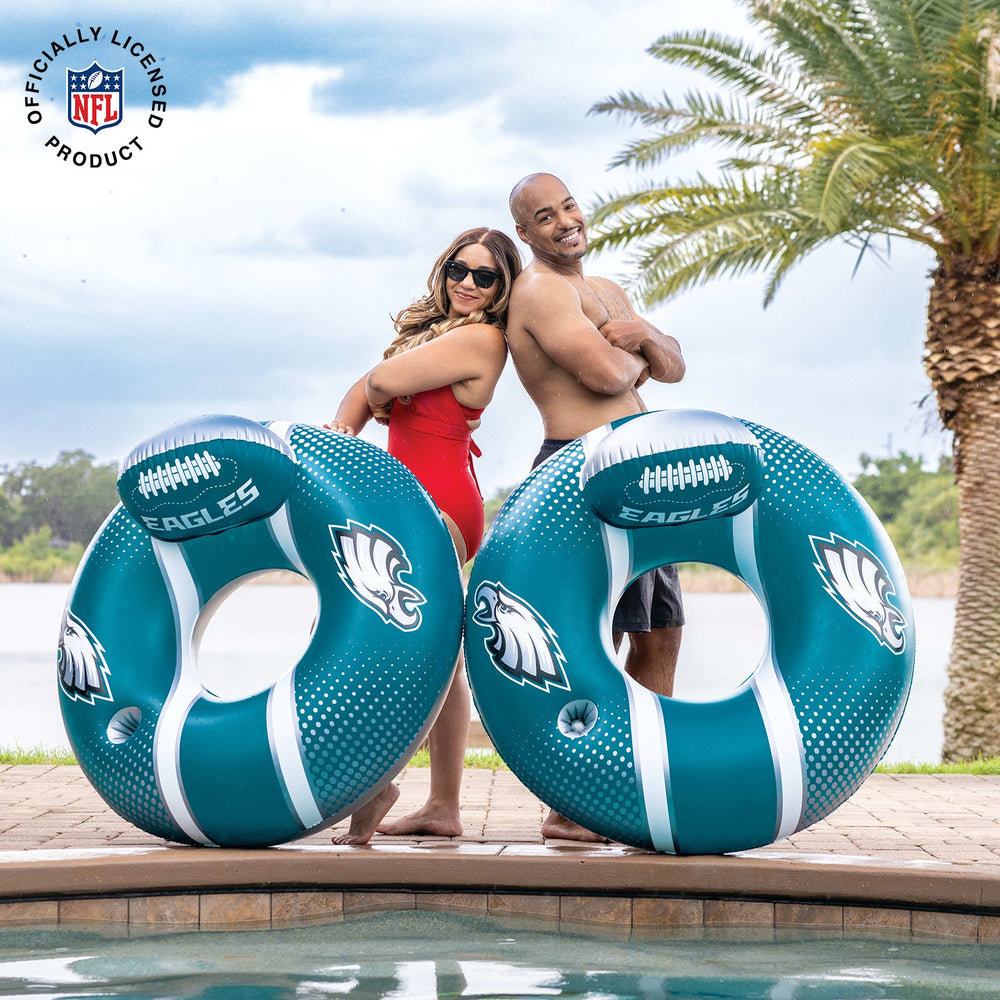 BigMouth Inc Pool|Collabs | Philadelphia Eagles 42 in Pool Float with cupholder and backrest