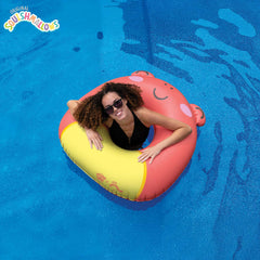 BigMouth Inc Pool|Collabs | Squishmallows Obu the Frog 36 in ring Pool Float