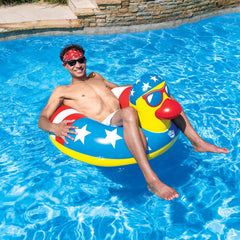 BigMouth Inc Pool | Giant 250th Party Rubber Duck Pool Float – Over 4 Ft of Quacktastic Chaos