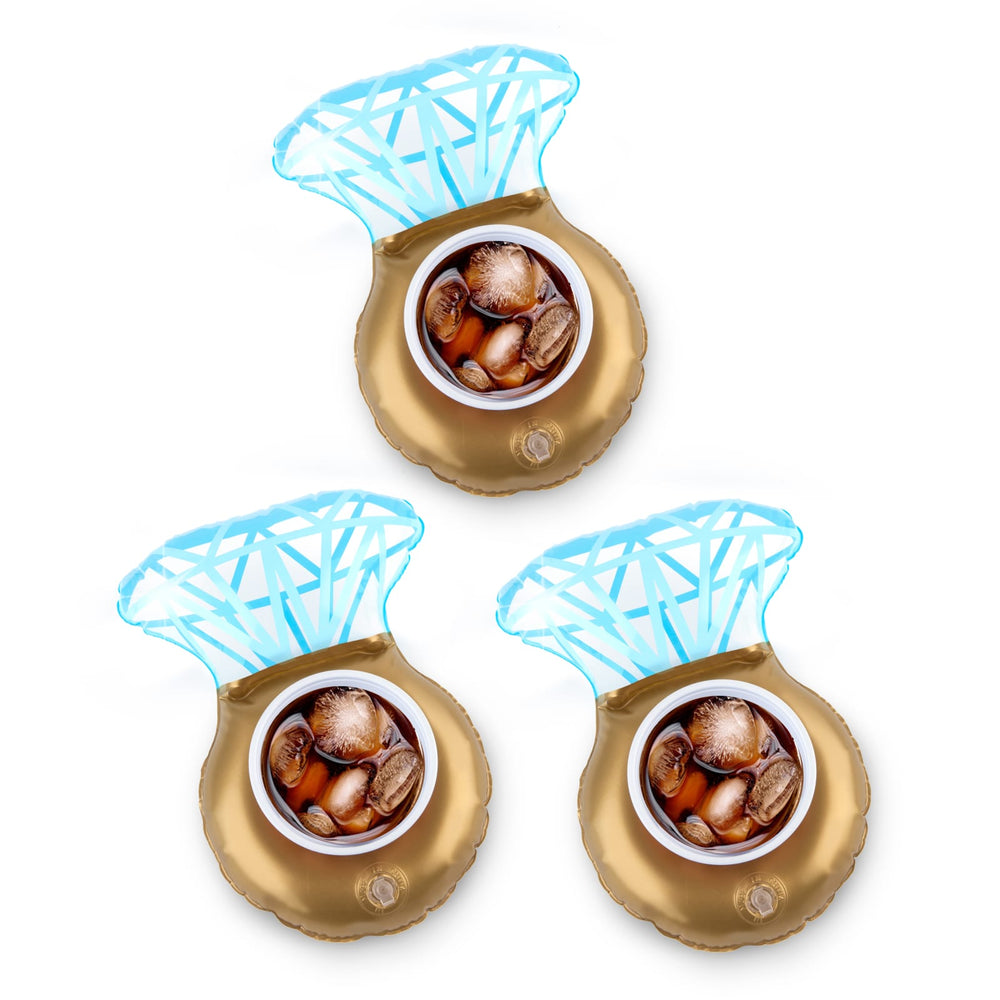 BigMouth Inc Pool | Bling Ring Beverage Boats (3-Pack)
