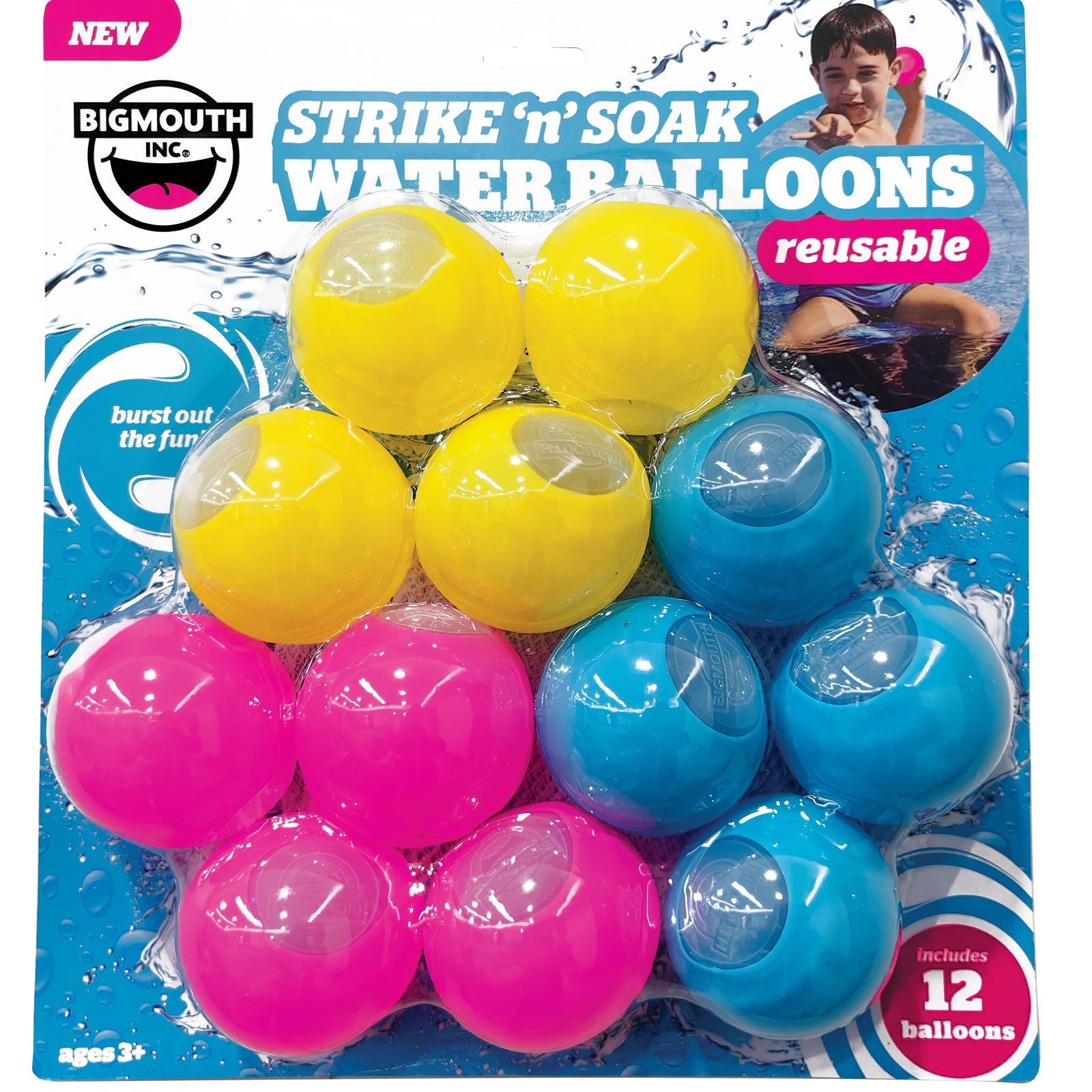 BigMouth Inc Pool | Eco-Friendly Quick-Fill Reusable Water Balloons