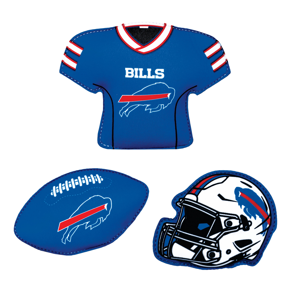 BigMouth Inc Pool|Collabs | NFL Neoprene Diving Toys - Buffalo Bills (Set of 3)