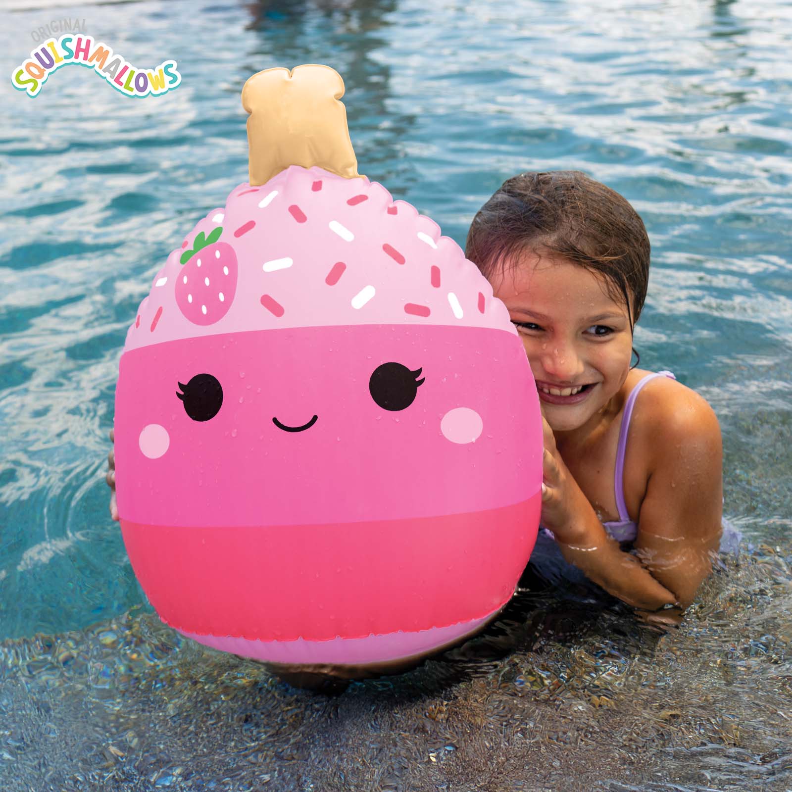 BigMouth Inc Beach|Collabs | Squishmallows Pama Cake Pop Beach Bobber