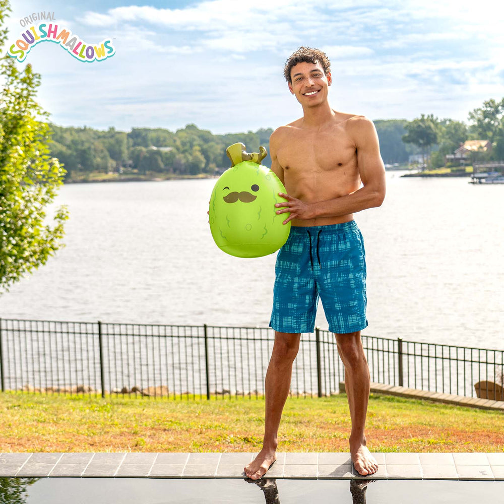 BigMouth Inc Beach|Collabs | Squishmallows Charles the Pickle Beach Bobber