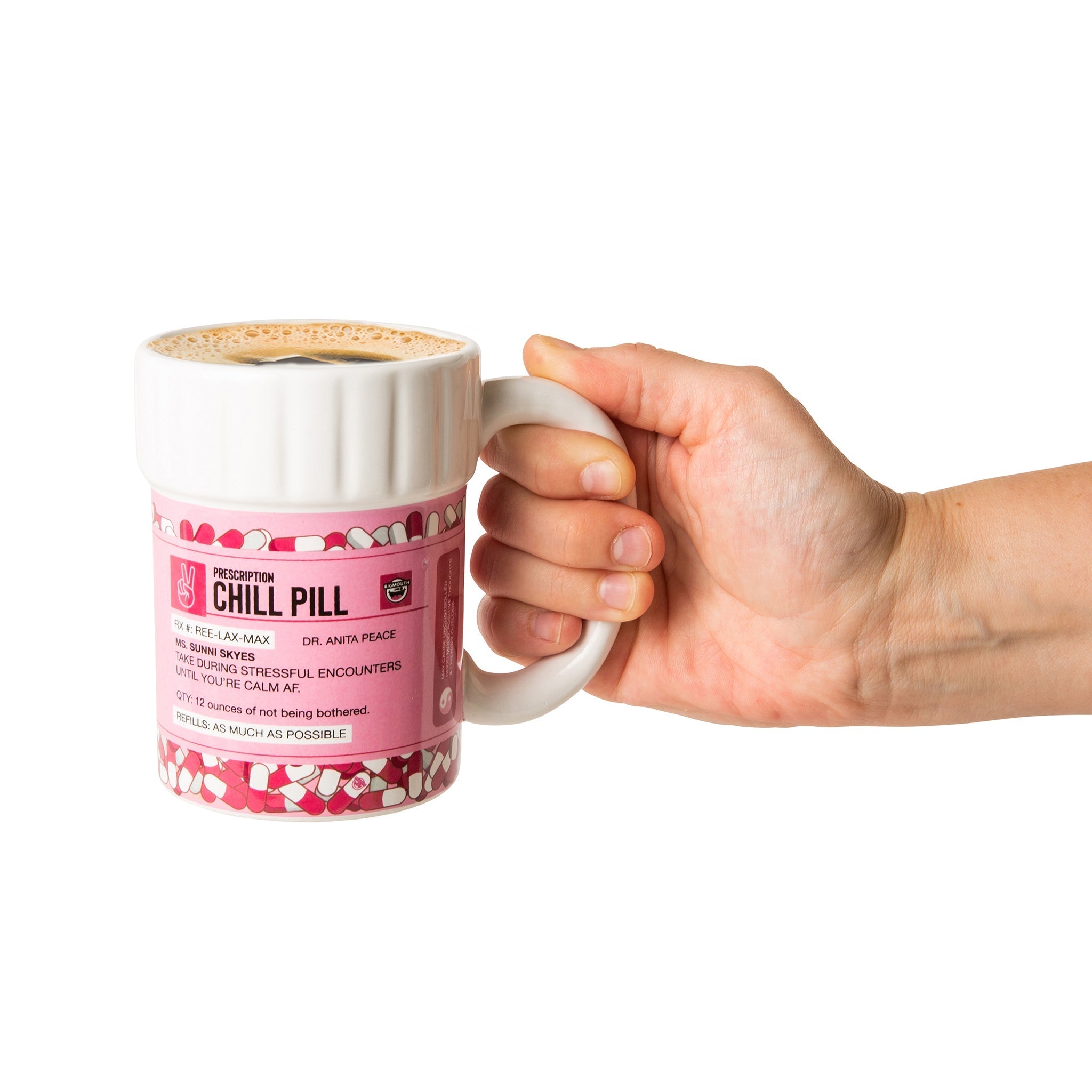 BigMouth Inc Beach | Pink Chill Pill Mug