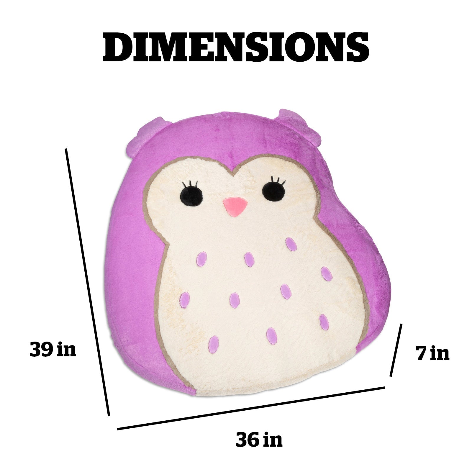 BigMouth Inc Beach | BigMouth x Squishmallows Holly the Owl Floor Floatie