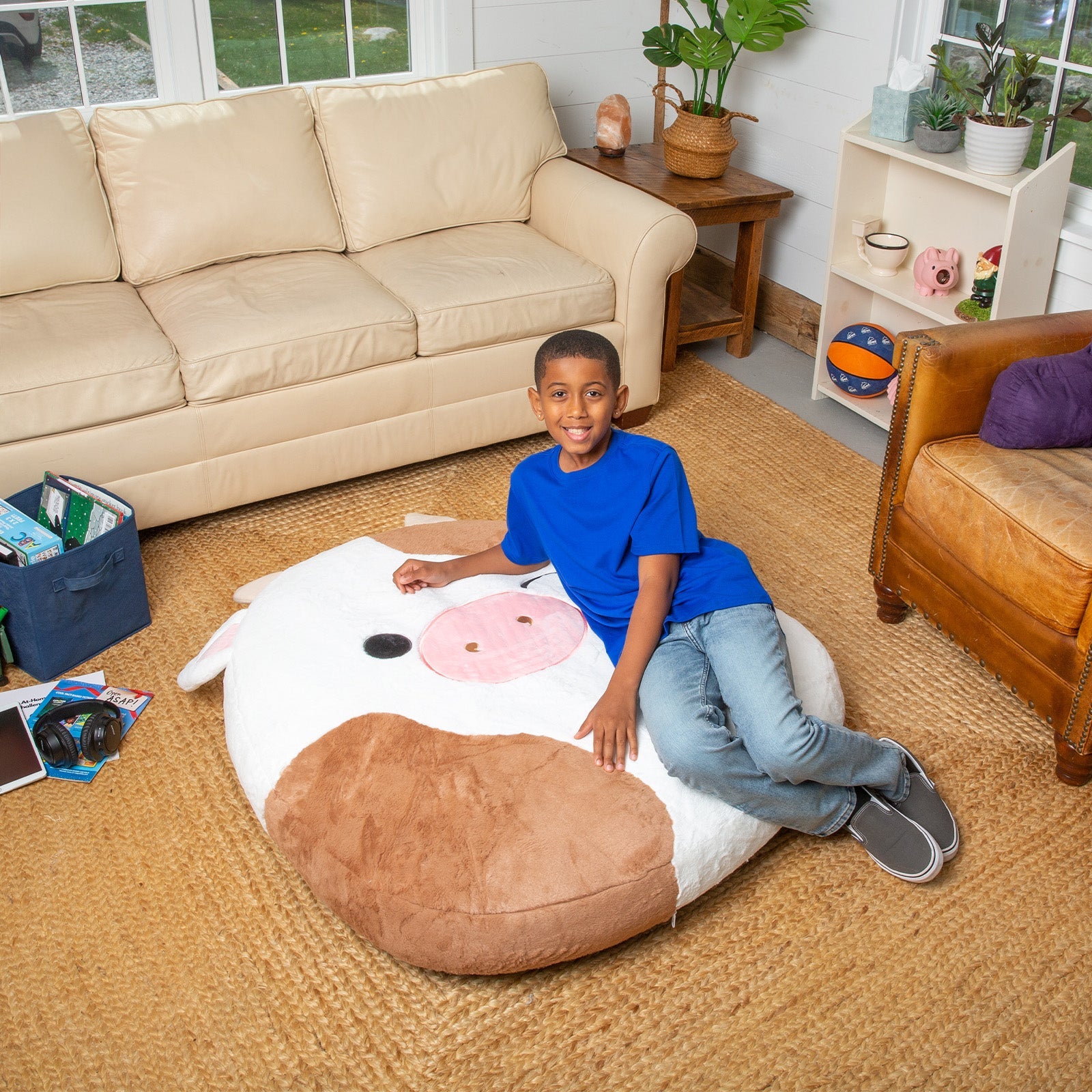 BigMouth Inc Beach | BigMouth x Squishmallows Ronnie the Cow Floor Floatie