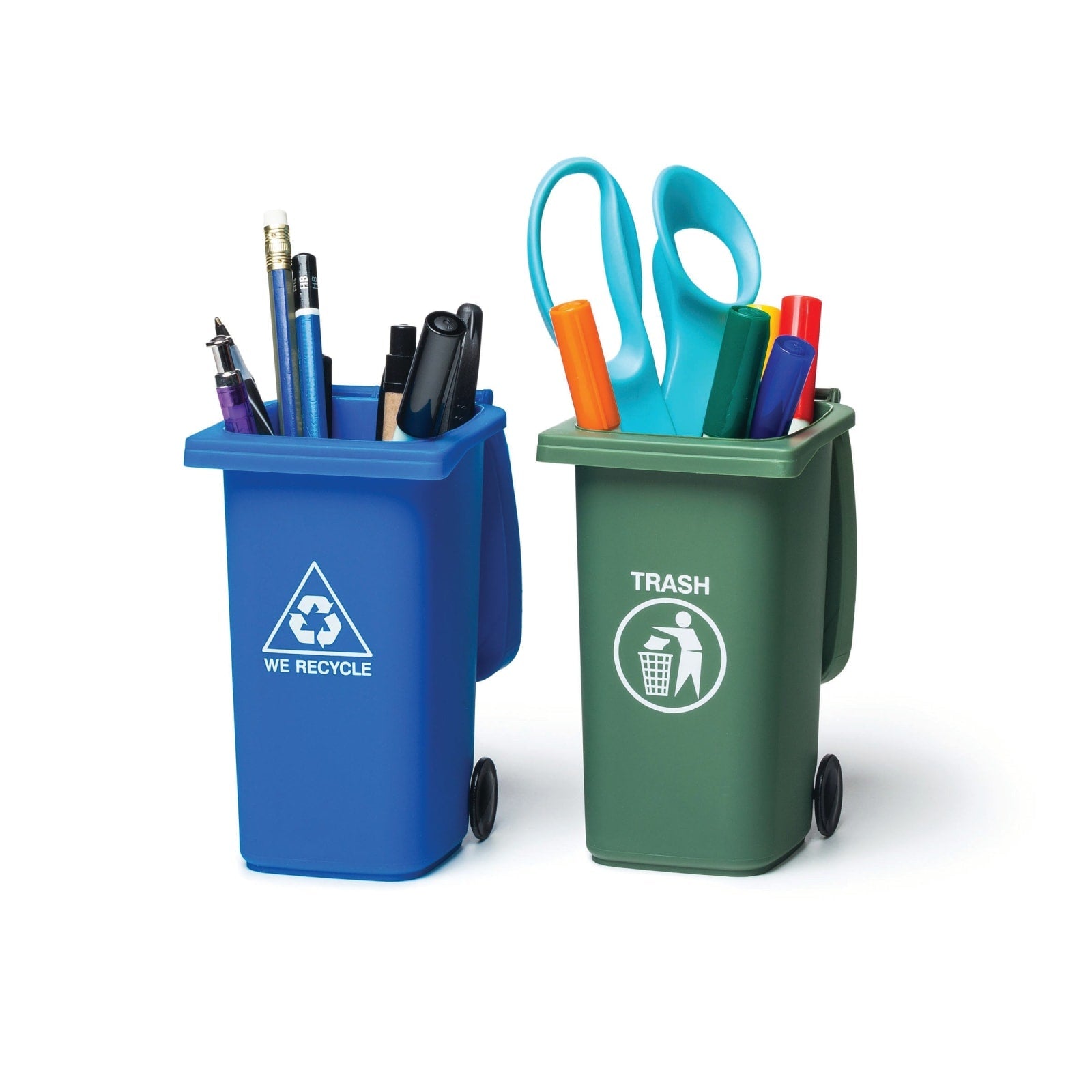 BigMouth Inc Home & Party | Mini Trash Can and Recycle Can Desk Set