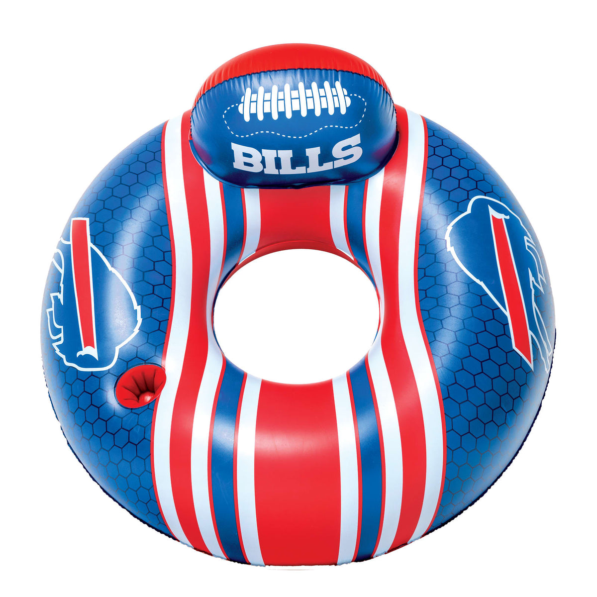 BigMouth Inc Collabs|Pool | Buffalo Bills 42 in Pool Float with cupholder and backrest