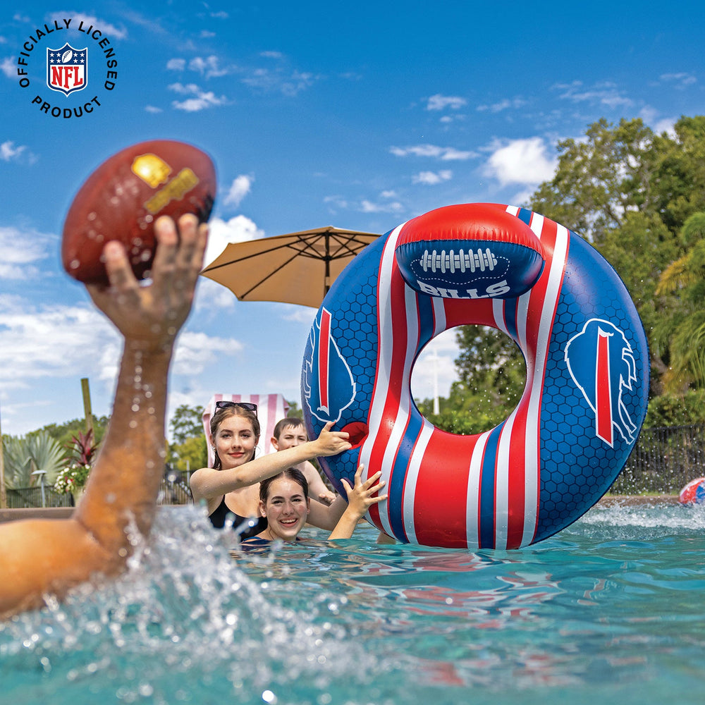 BigMouth Inc Collabs|Pool | Buffalo Bills 42 in Pool Float with cupholder and backrest