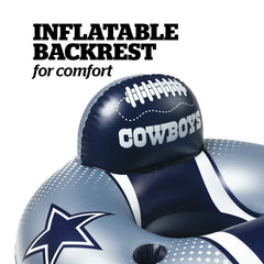 BigMouth Inc Collabs|Pool | Dallas Cowboys 42 in Pool Float with cupholder and backrest