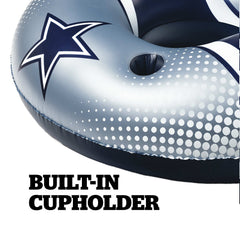 BigMouth Inc Collabs|Pool | Dallas Cowboys 42 in Pool Float with cupholder and backrest