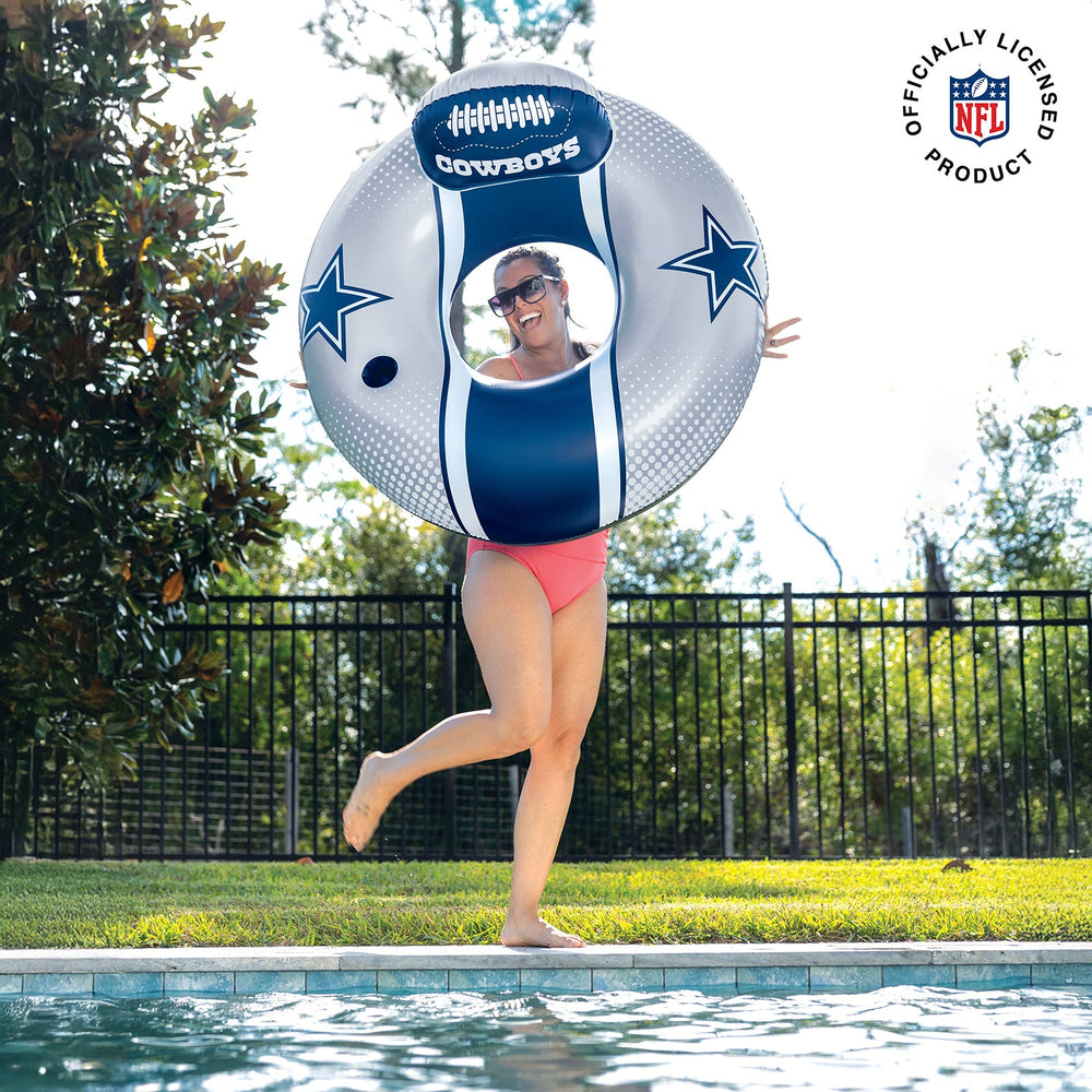 BigMouth Inc Collabs|Pool | Dallas Cowboys 42 in Pool Float with cupholder and backrest