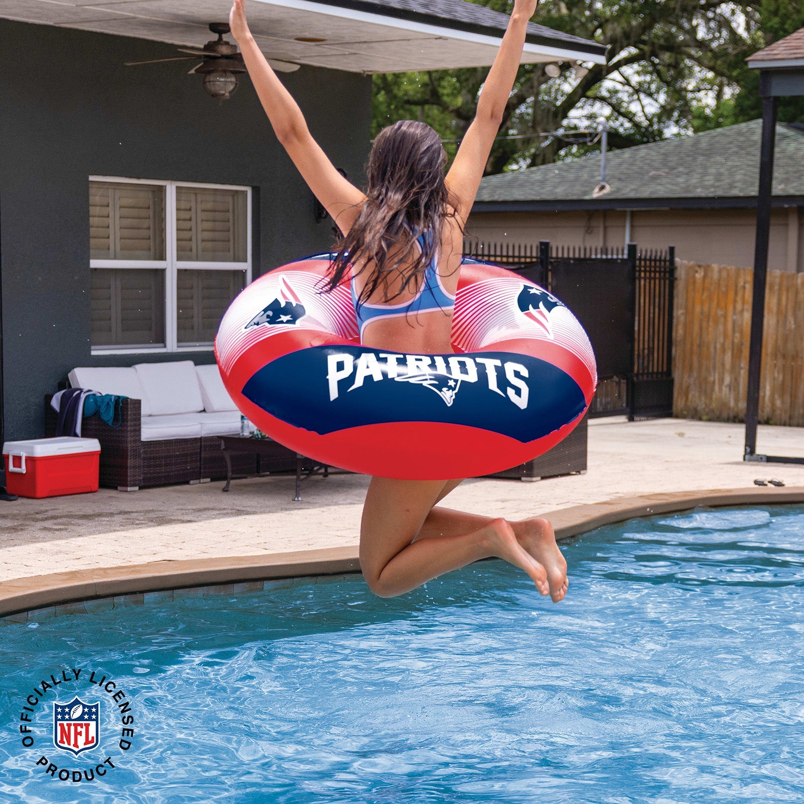 BigMouth Inc Collabs|Pool | New England Patriots 36 in ring pool float