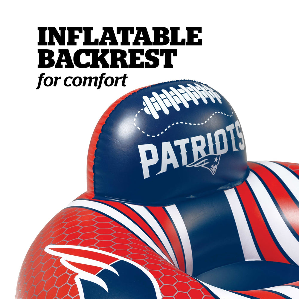 BigMouth Inc Collabs|Pool | New England Patriots 42 in Pool Float with cupholder and backrest