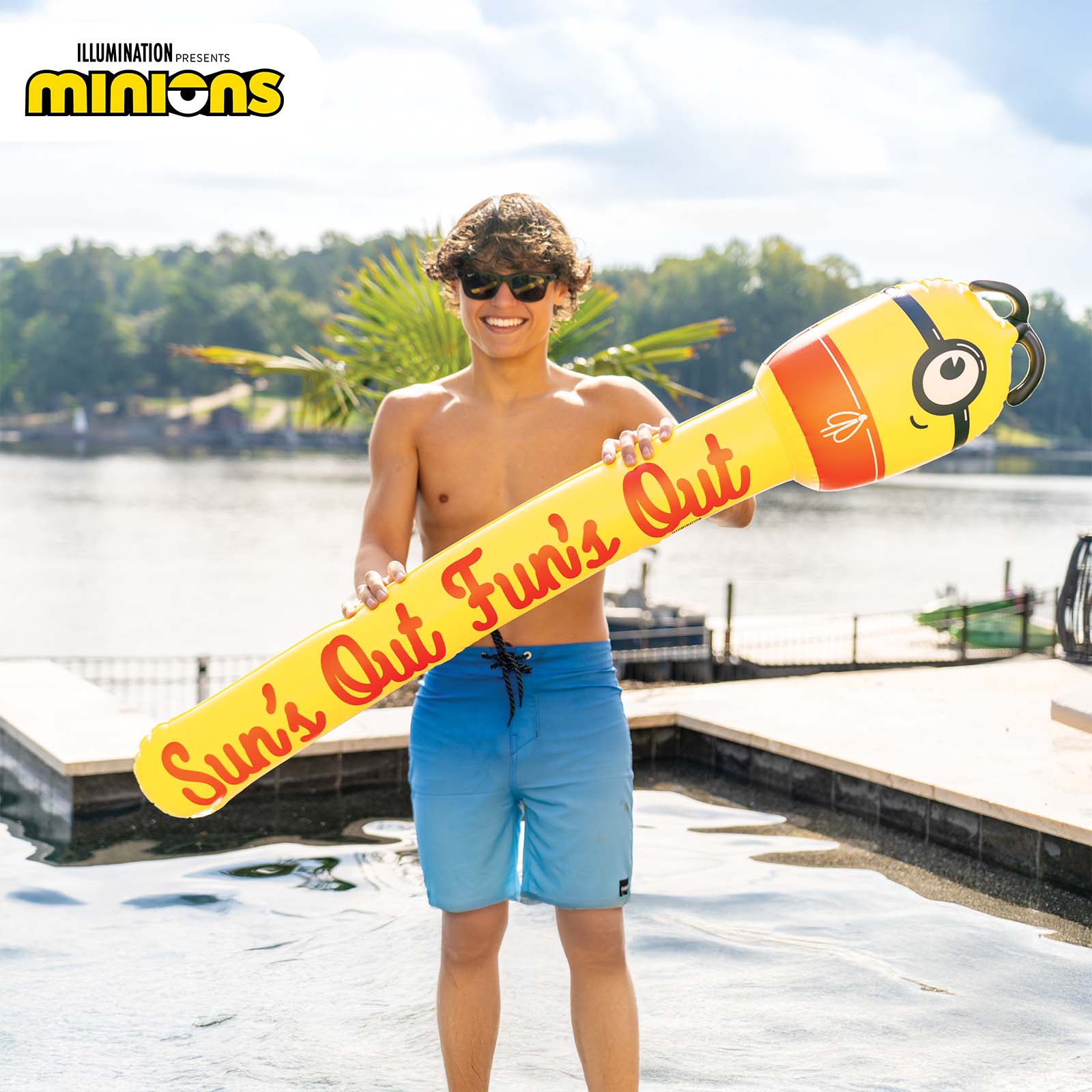 BigMouth Inc Collabs|Pool | Suns Out Minions Pool Noodle
