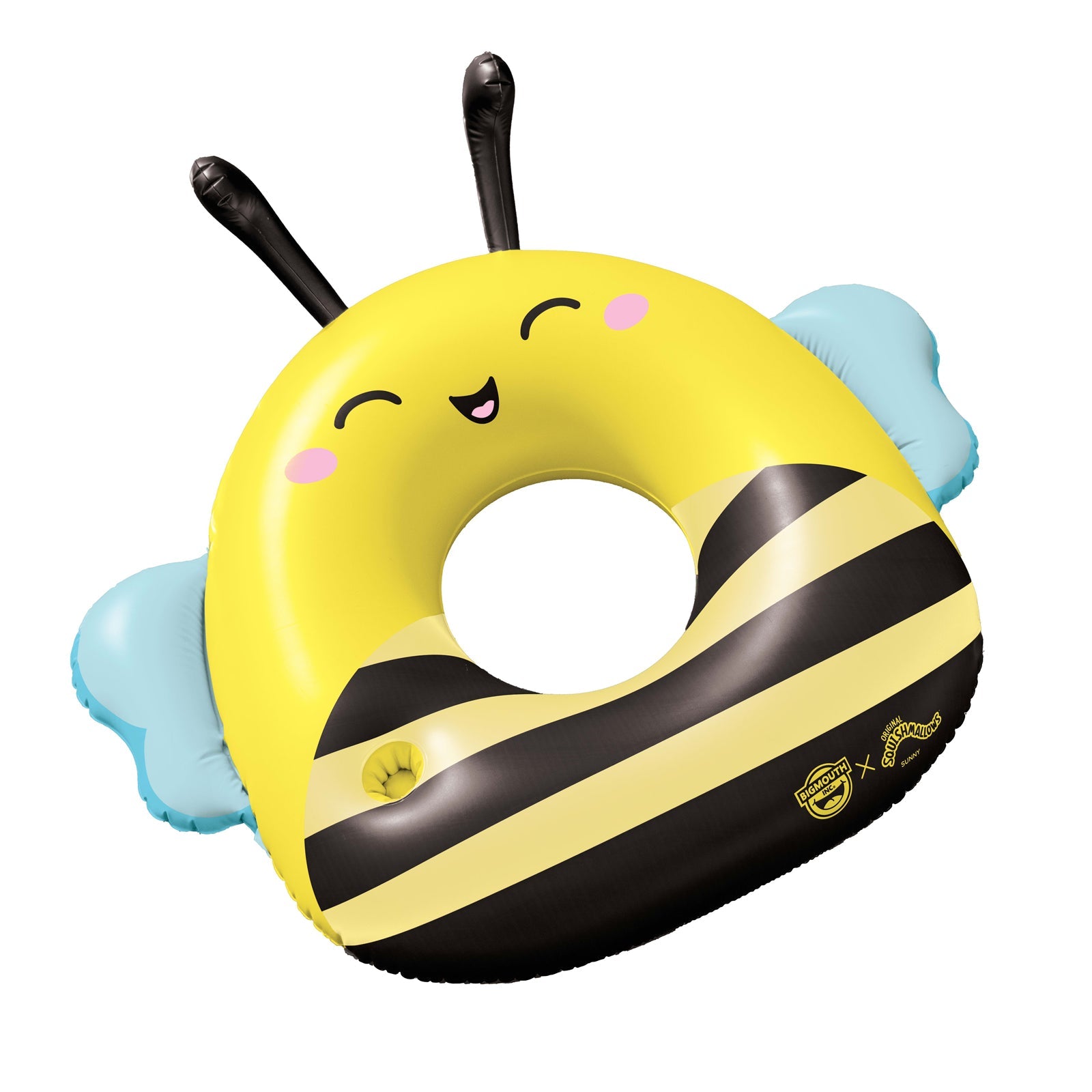 BigMouth Inc Pool|Collabs | Squishmallows Sunny the Bee 42 inch pool float with cupholder