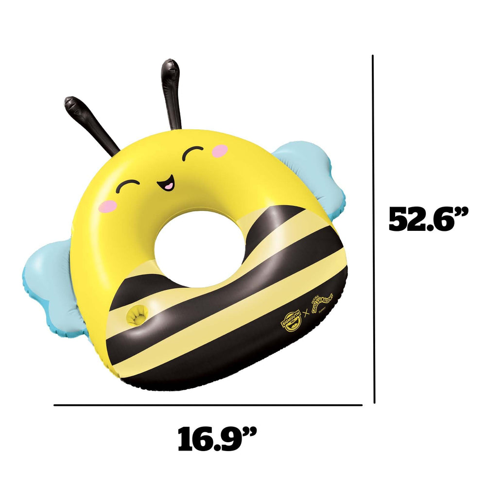 BigMouth Inc Pool|Collabs | Squishmallows Sunny the Bee 42 inch pool float with cupholder