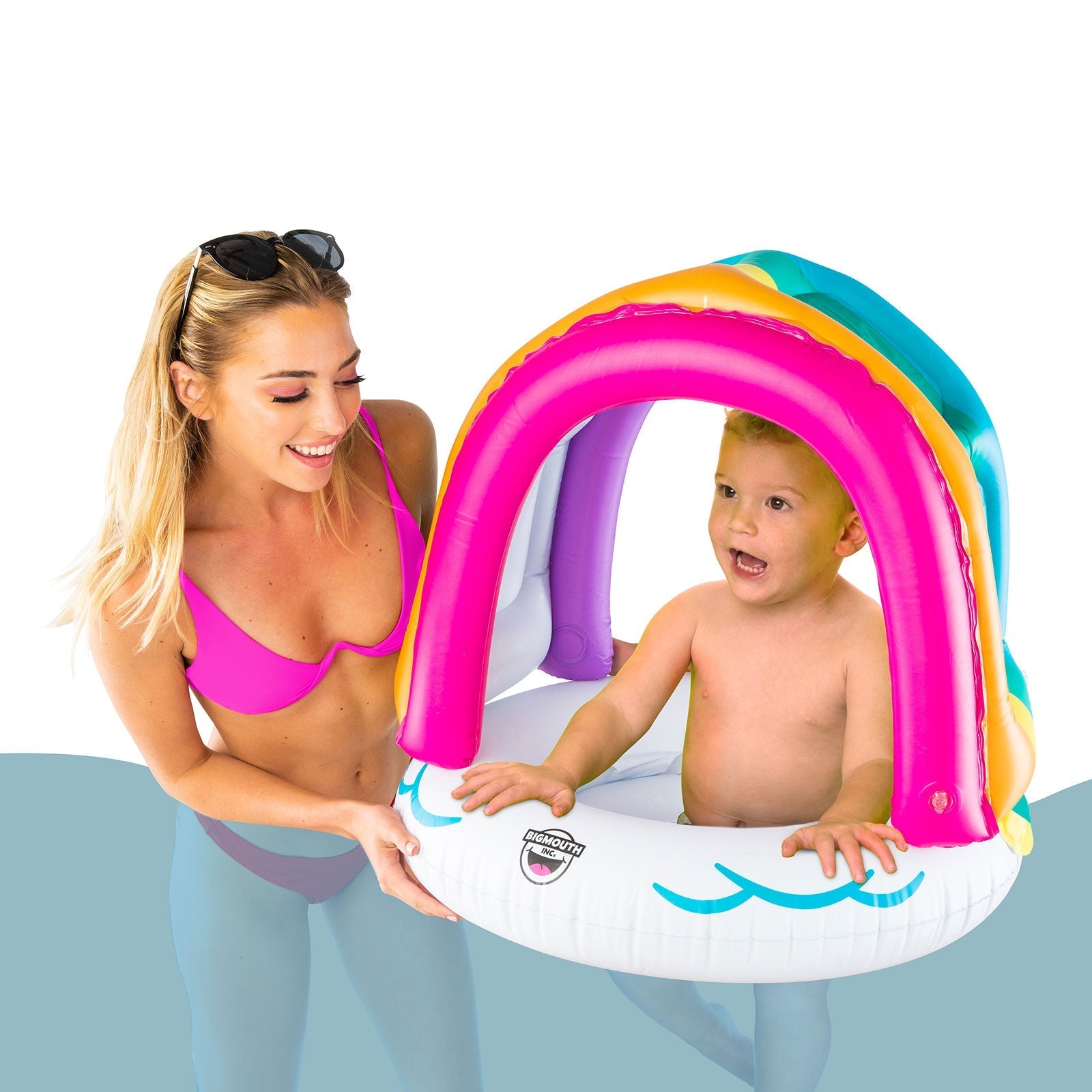 BigMouth Inc Pool | Rainbow Canopy Lil' Float