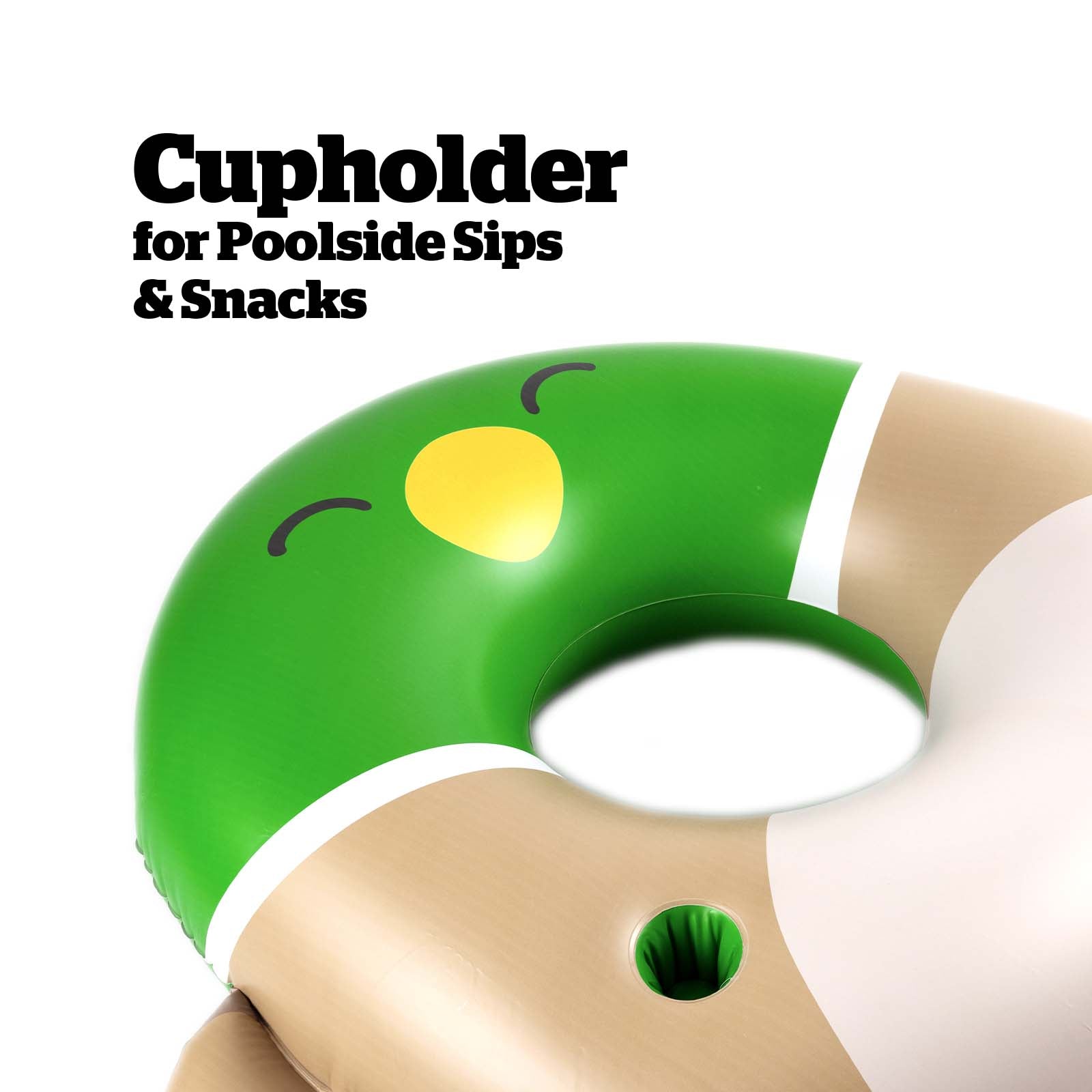 BigMouth Inc Pool|Collabs | Squishmallows Avery the Duck 42 inch pool float with cupholder