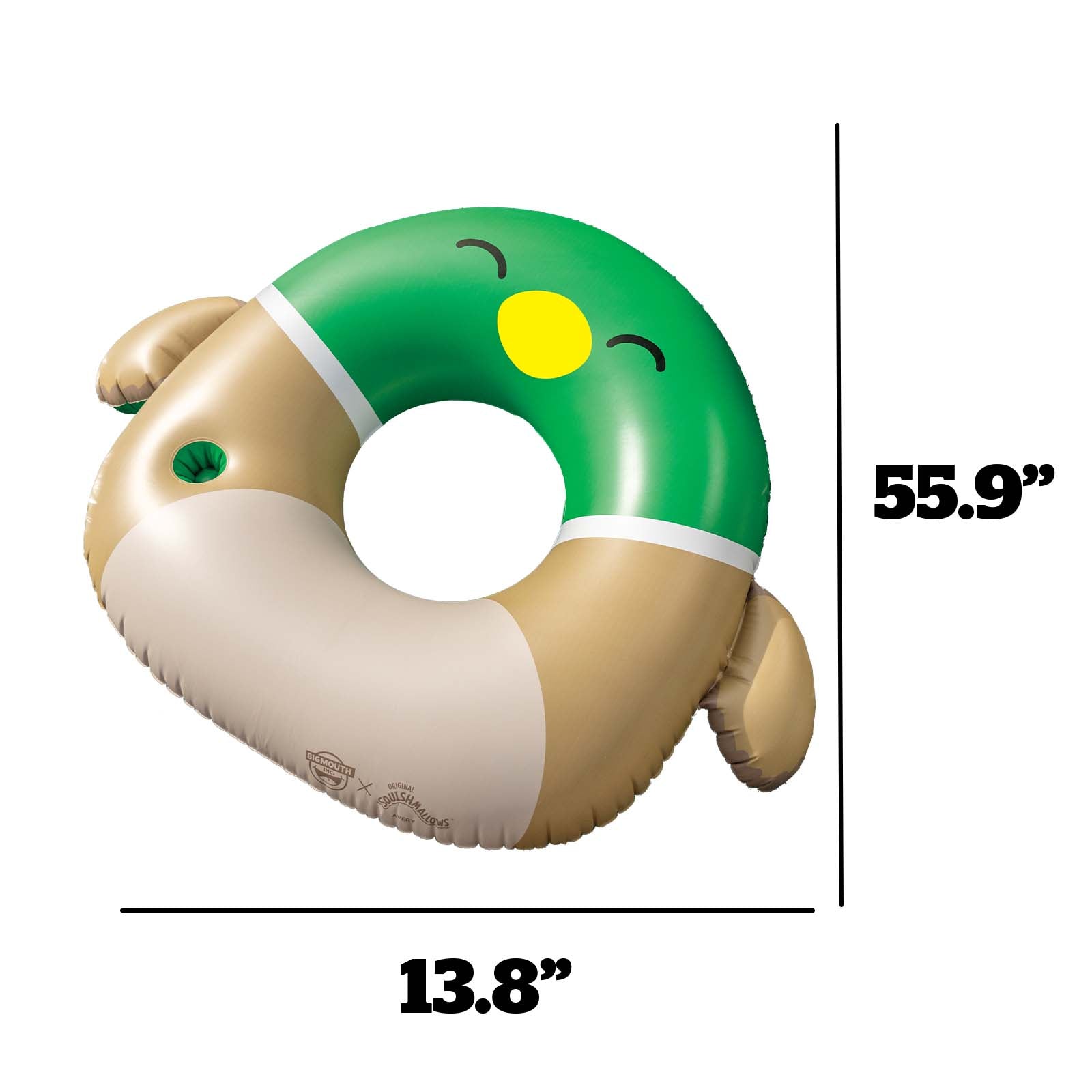 BigMouth Inc Pool|Collabs | Squishmallows Avery the Duck 42 inch pool float with cupholder