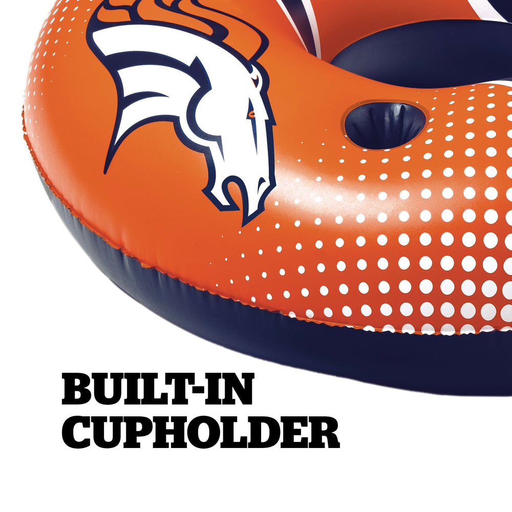 BigMouth Inc Pool|Collabs | Denver Broncos  42 in Pool Float with cupholder and backrest