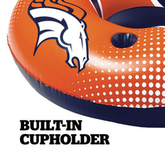 BigMouth Inc Pool|Collabs | Denver Broncos  42 in Pool Float with cupholder and backrest