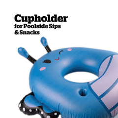 BigMouth Inc Pool|Collabs | Squishmallows Waverly the Butterfly 42 inch pool float with cupholder