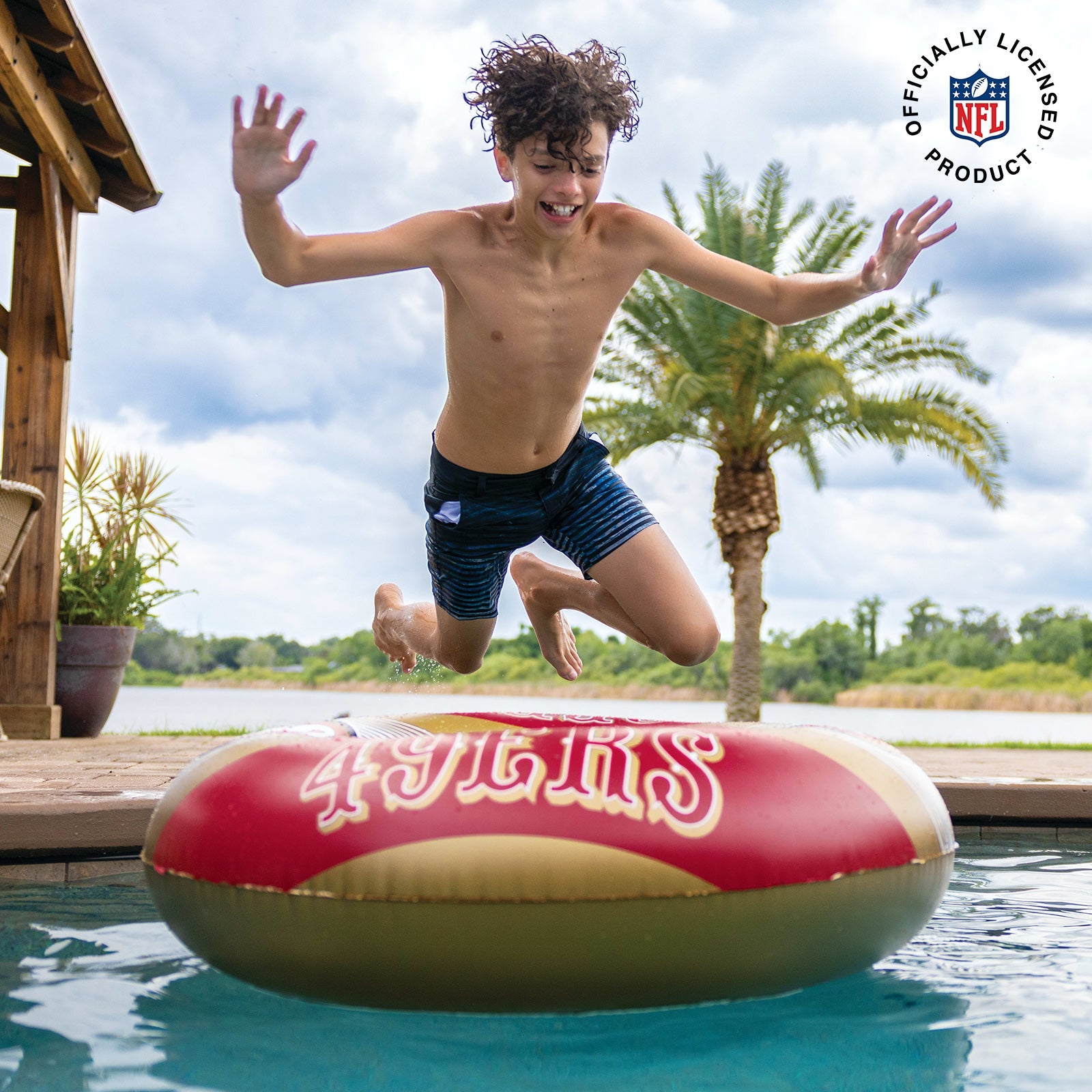 BigMouth Inc Pool|Collabs | San Francisco 49ers 36in ring pool float