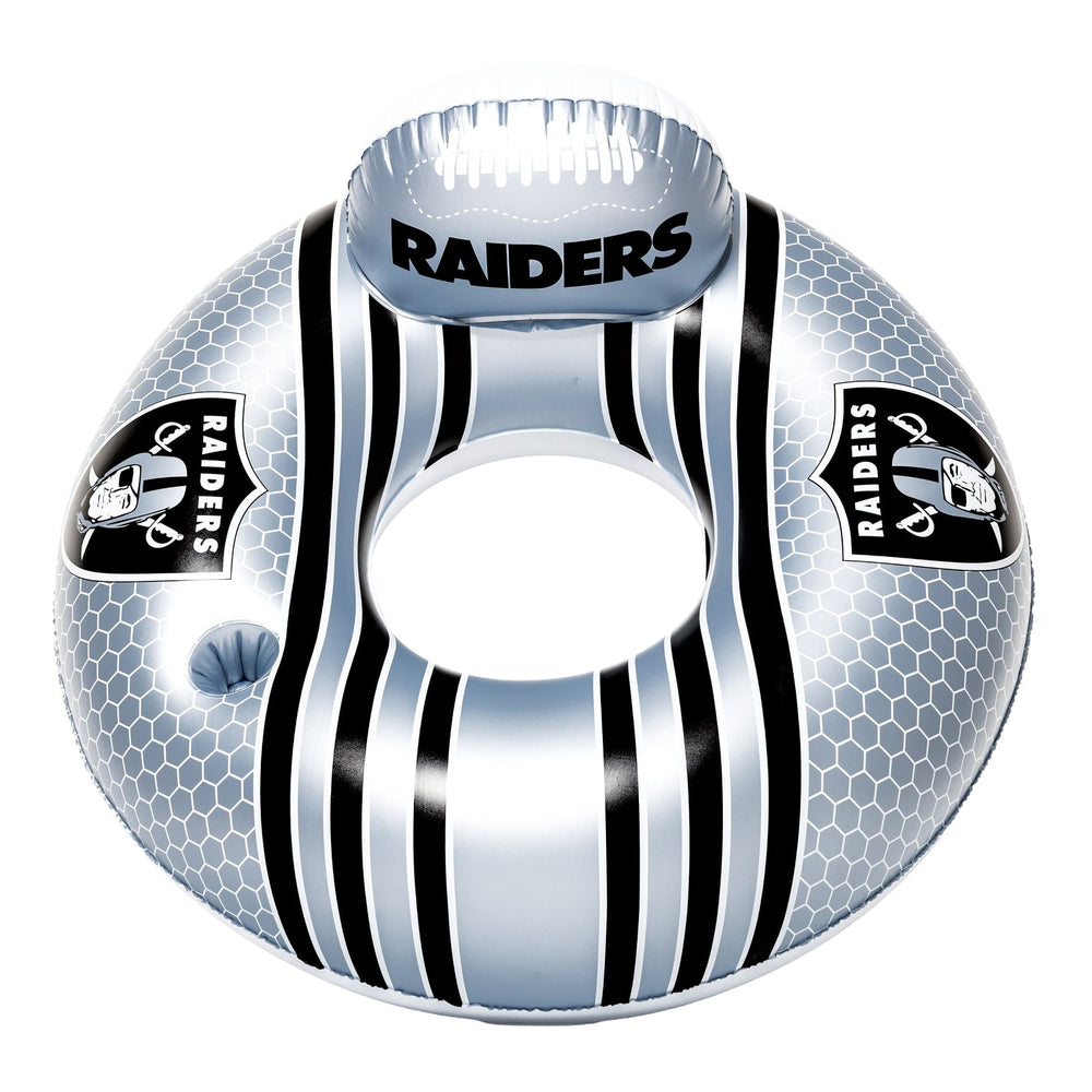BigMouth Inc Pool|Collabs | Las Vegas Raiders 42 in Pool Float with cupholder and backrest