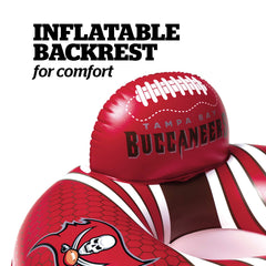BigMouth Inc Pool|Collabs | Tampa Bay Buccaneers 42 in Pool Float with cupholder and backrest
