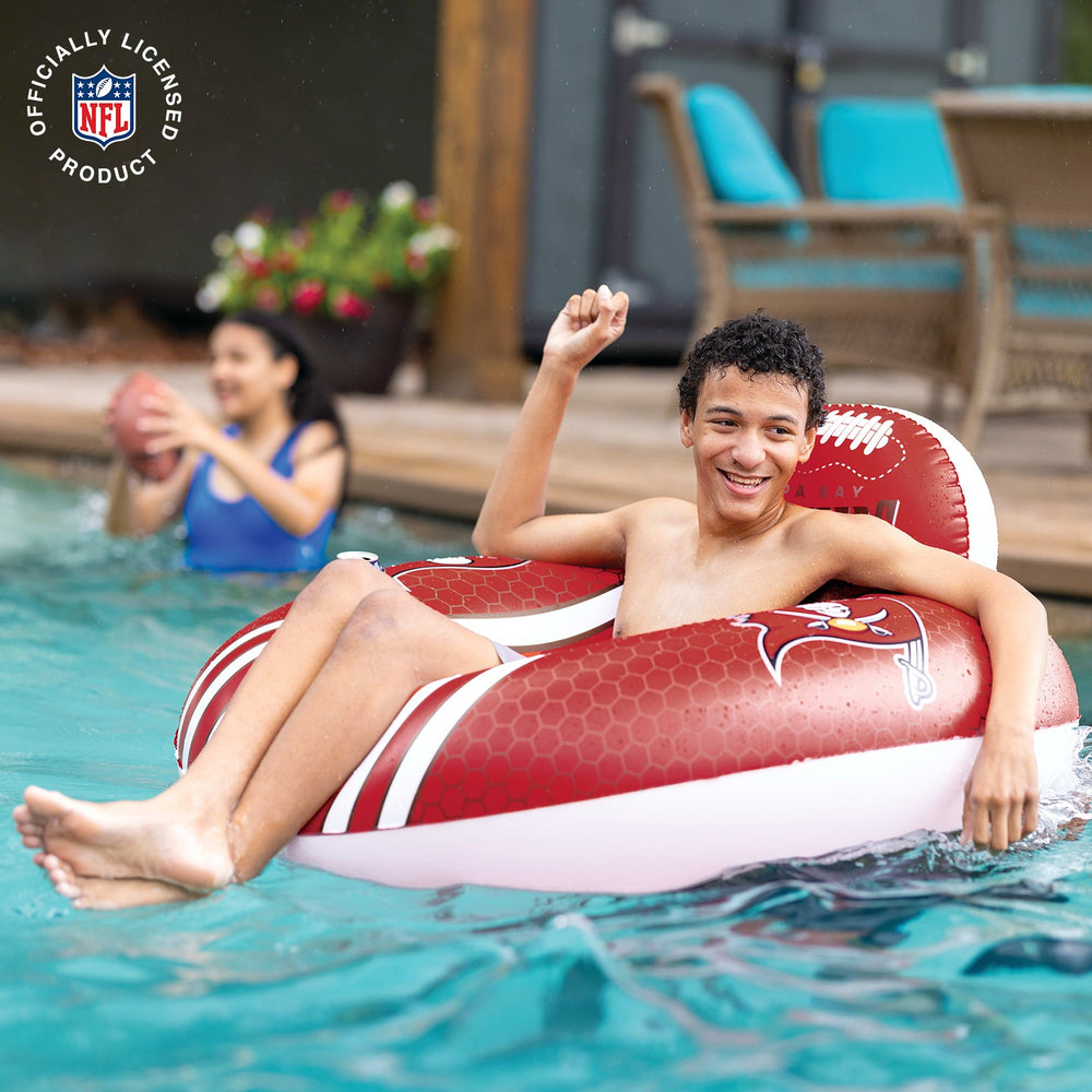 BigMouth Inc Pool|Collabs | Tampa Bay Buccaneers 42 in Pool Float with cupholder and backrest