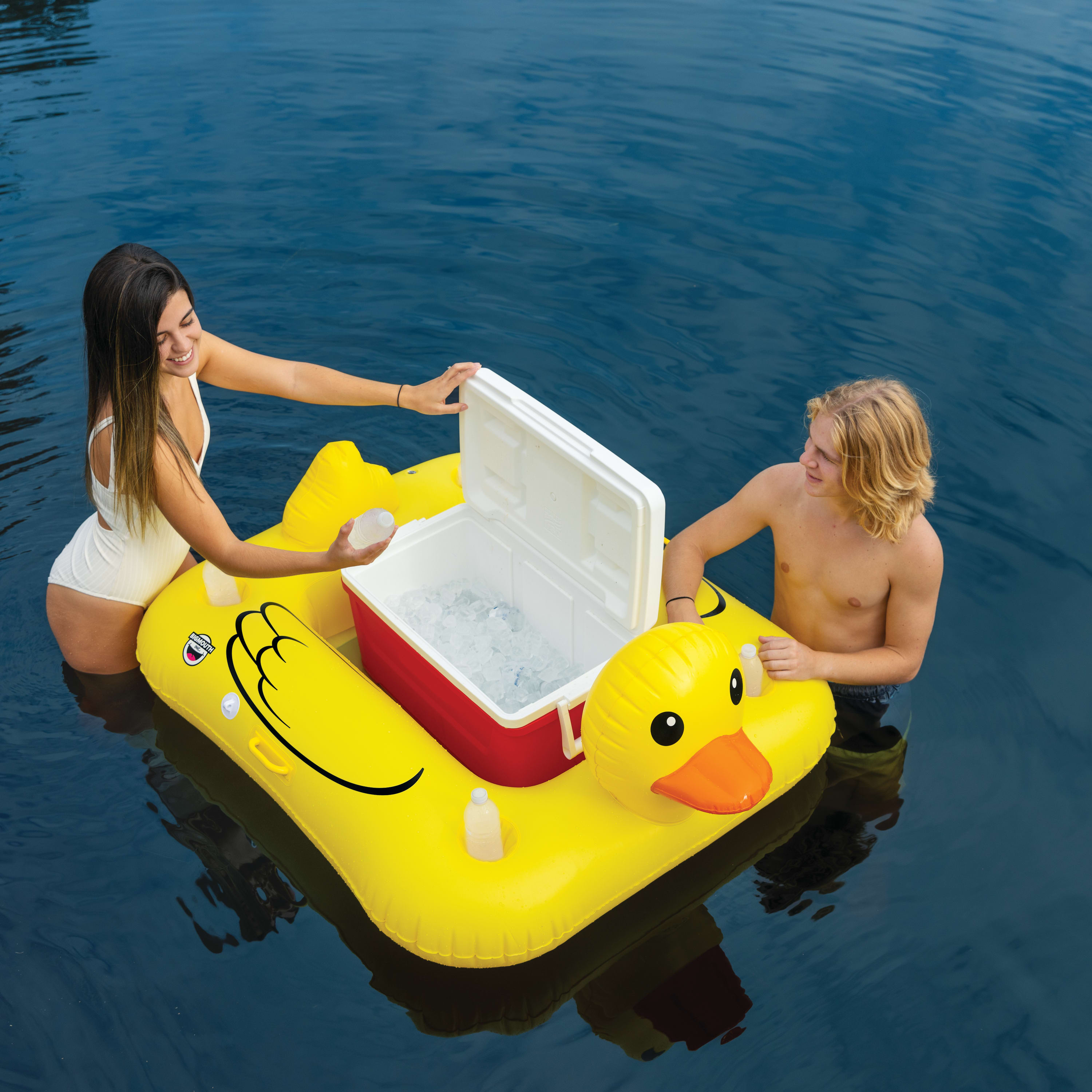 BigMouth Inc Pool | Floating Rubber Duck  Beverage Cooler